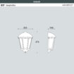 Giulio Half Wall Light sizes
