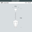 sicar-giampy-sizes Sicar-Giampy Hanging Light Sizes
