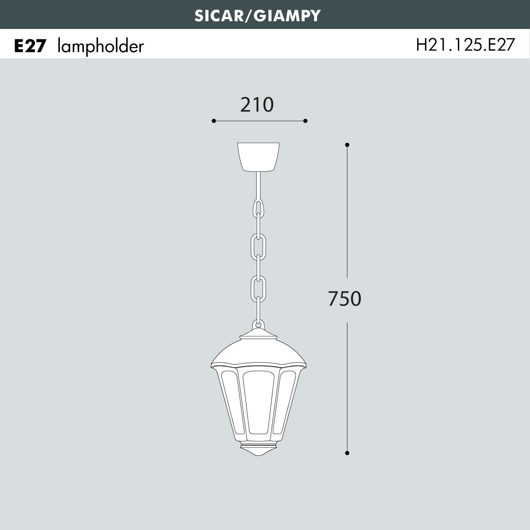 Sicar-Giampy Hanging Light Sizes