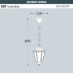 sichem-anna-size Sichem Anna Hanging Light Sizes