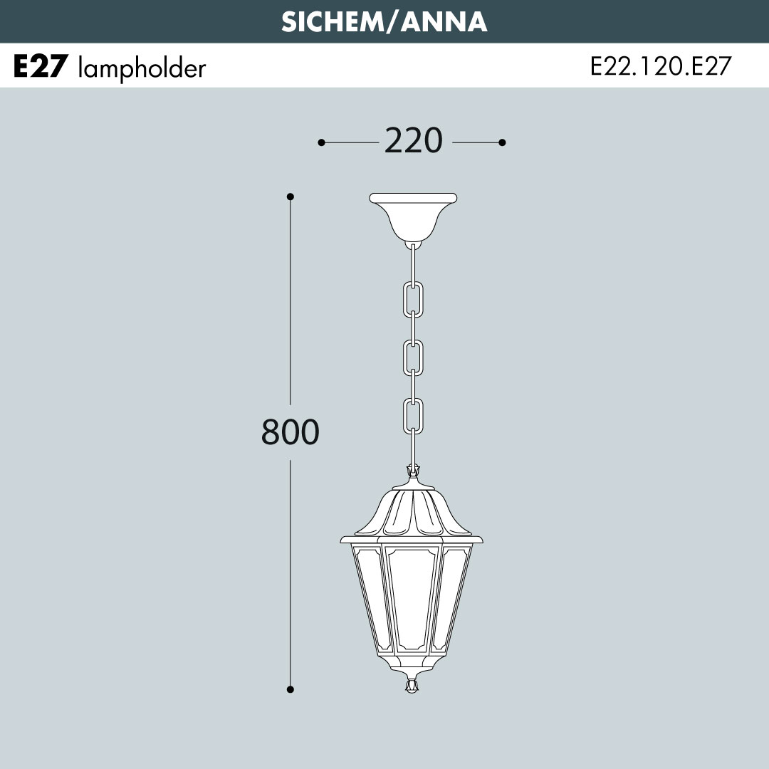Sichem Anna Hanging Light Sizes