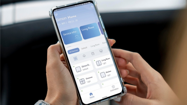 Control lights, locks, sensors, and scenes from your mobile phone.
